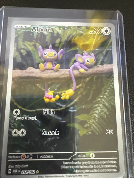 Pokemon Aipom 211/182 Paradox Rift