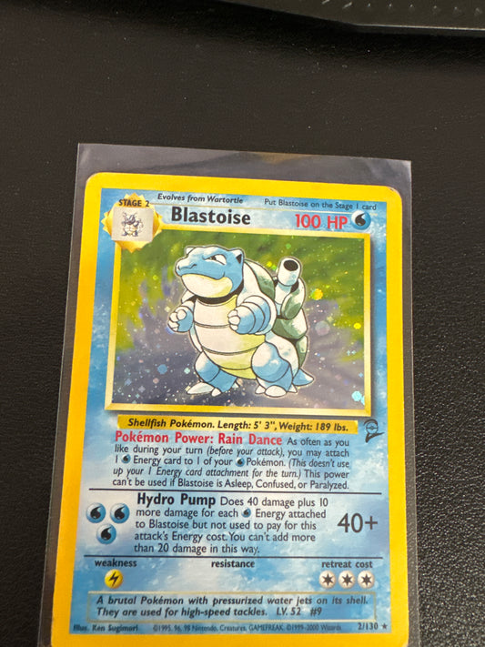 Pokémon Blastoise Base Set 2 Holo 2/130 LP
