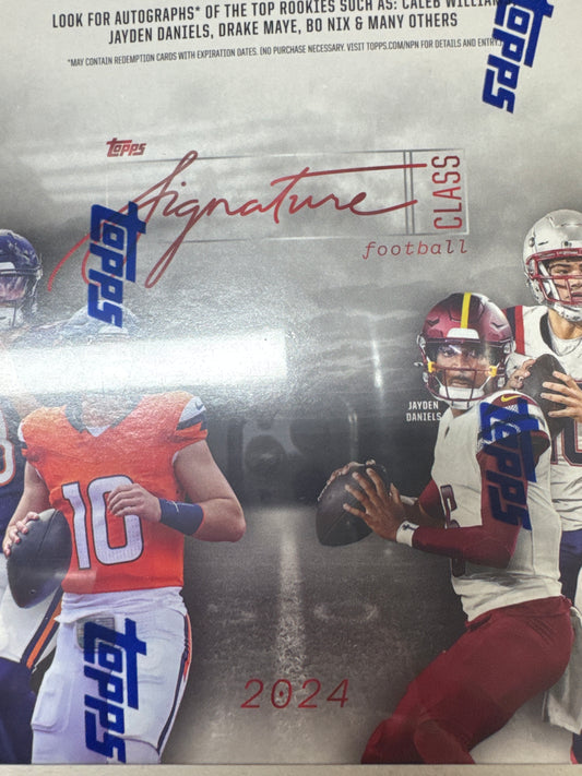 2024 Topps Signature Class football Mega box