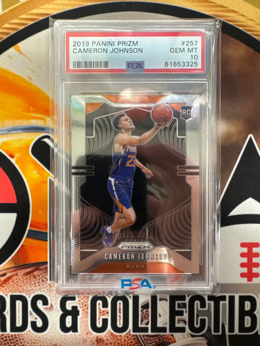 2019 Panini Prizm NBA Cameron Johnson Rookie PSA 10