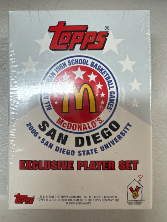 2006 Topps McDonald’s All American San Diego player set