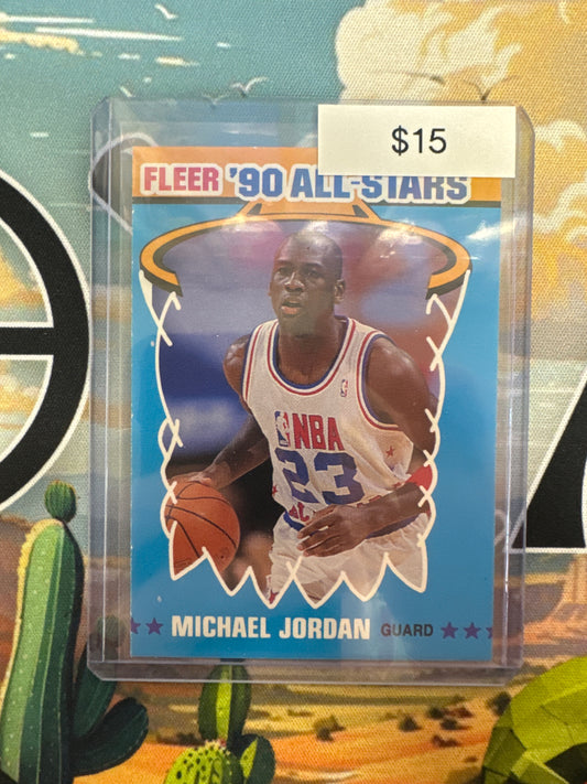 1990 Fleer NBA Michael Jordan ‘90 All Stars Sticker