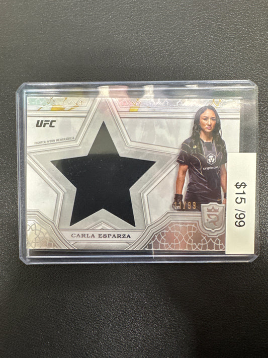 2024 Topps Royalty UFC Carla Esparza Star Relic Silver /99