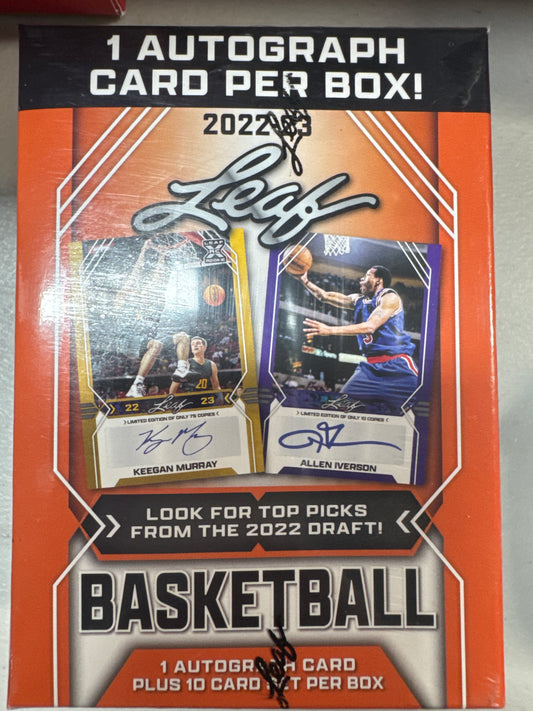 2022-23 Leaf Basketball blaster