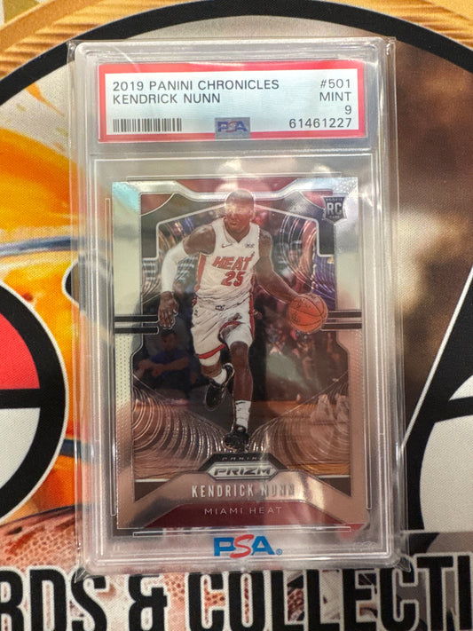 2019 Panini Chronicles NBA Kendrick Nunn Rookie PSA 9