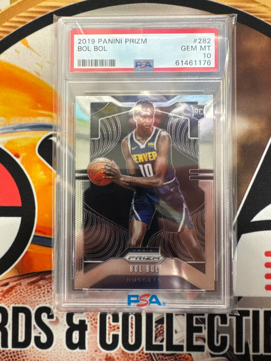 2019 Panini Prizm NBA Bol Bol Rookie PSA 10