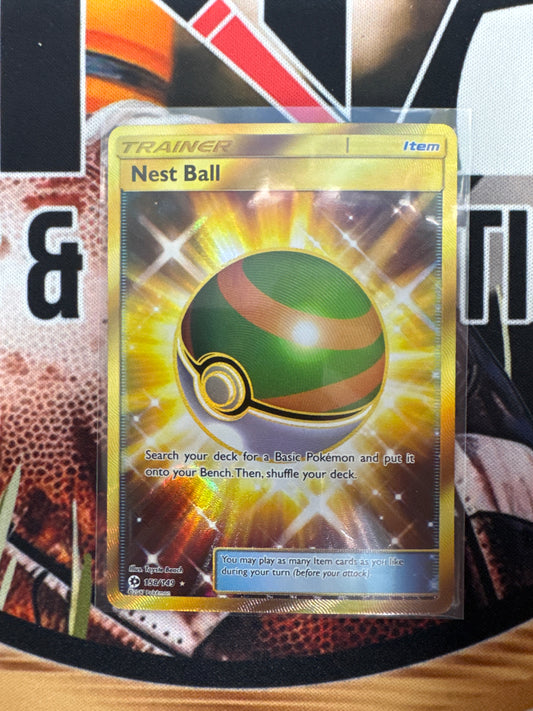 Pokemon Trainer Nest Ball Secret 158/149 SM Base Set