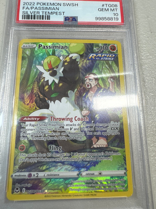 Pokemon Passimian TG08/TG30 PSA 10