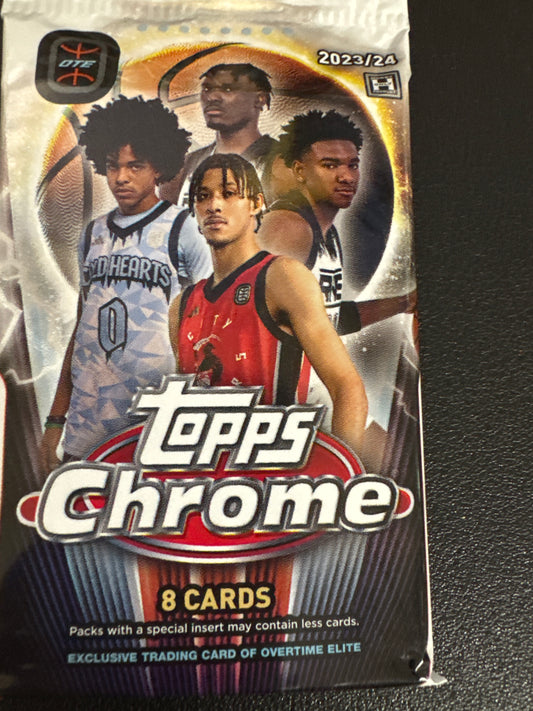 2023-24 Topps Chrome OTE hobby pack