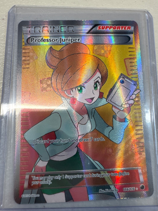 Pokemon Professor Juniper 116/116 Plasma Freeze LP/MP