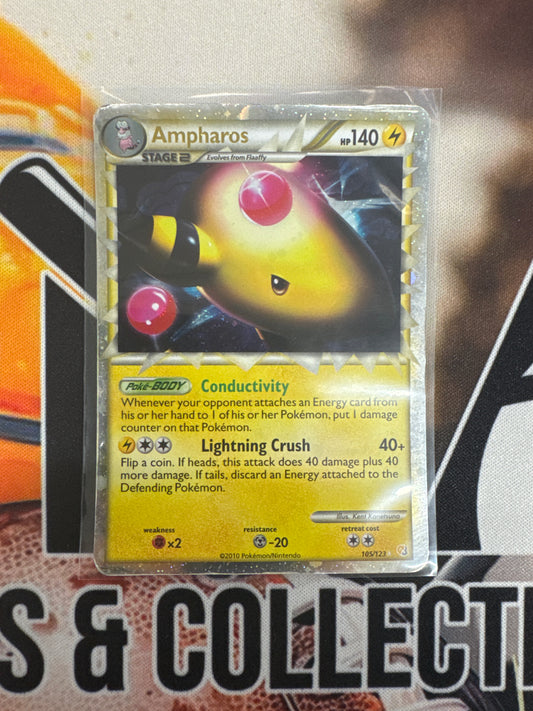 Pokémon Ampharos 105/123 Prime HeartGold Soulsilver HP