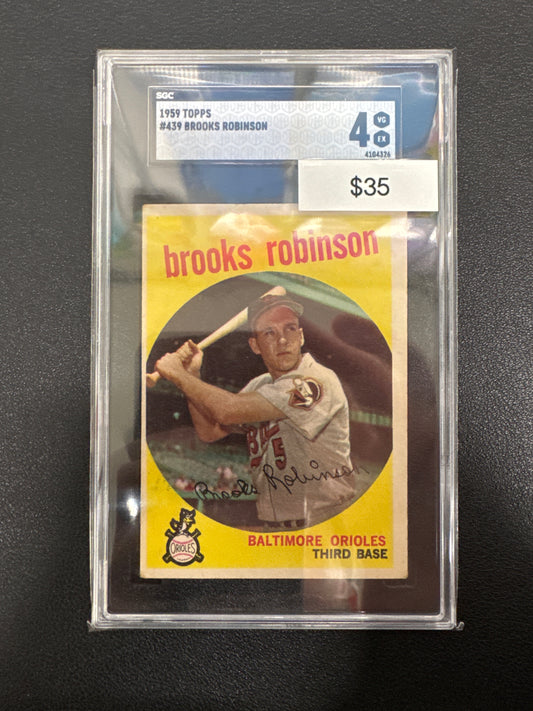 1959 Topps MLB Brooks Robinson SGC 4