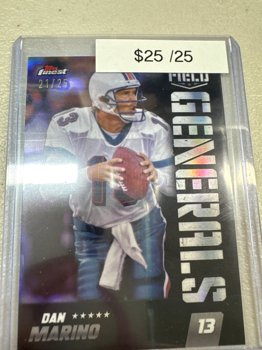 2024 Topps Finest Dan Marino Generals /25