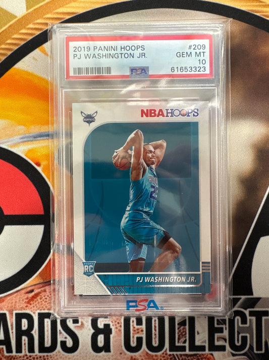 2019 Panini NBA Hoops PJ Washington Jr. Rookie PSA 10
