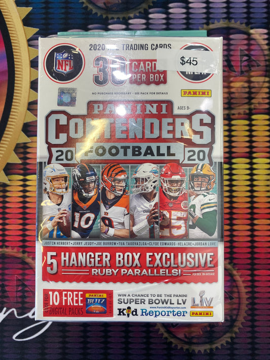 2020 NFL Contenders Football Hanger Box