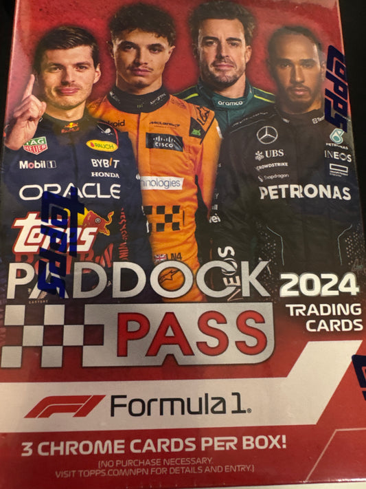 2024 Topps F1 Formula 1 Paddock Pass blaster