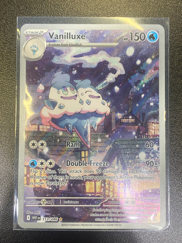 Pokémon Vanilluxe Illustration Rare 113/086 White Flare