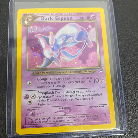 Pokémon Dark Espeon Holo Neo Destiny LP-