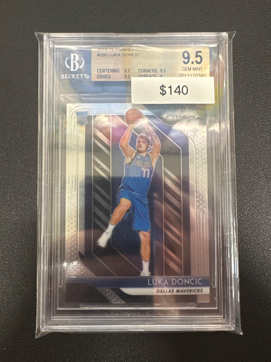 2018-19 Panini Prizm Luka Doncic Rookie BGS 9.5