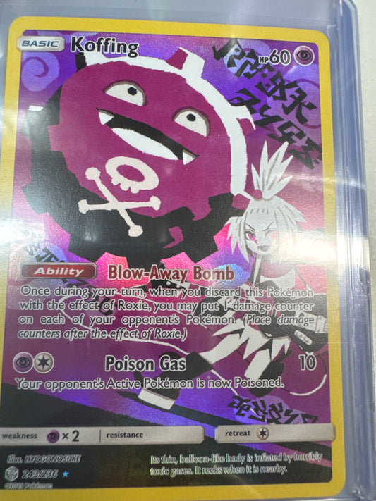 Pokemon Koffing 243/236 Cosmic Eclipse