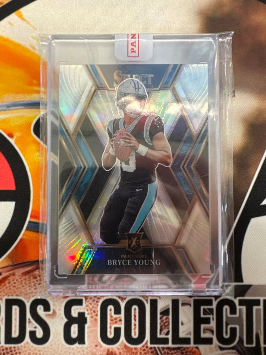2022 Panini Select NFL Bryce Young Rookie XRC Redemption Silver