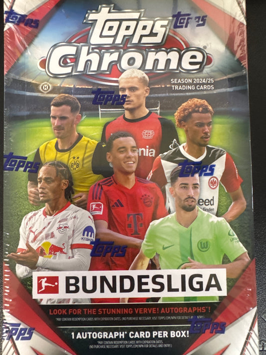2024-25 Topps Chrome Bundesliga soccer hobby