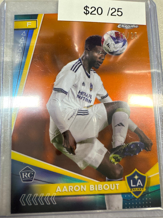 2024 Topps Chrome Aaron Bibout orange /25