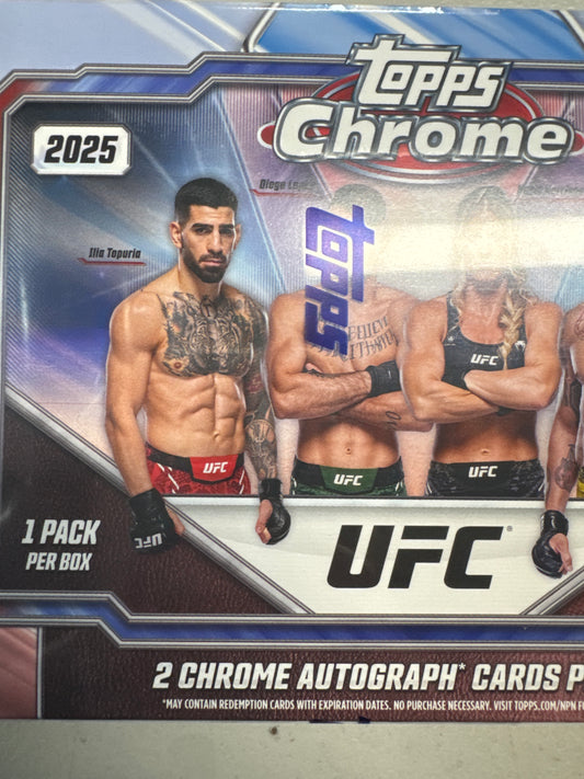 2025 Topps Chrome UFC hobby breaker’s delight