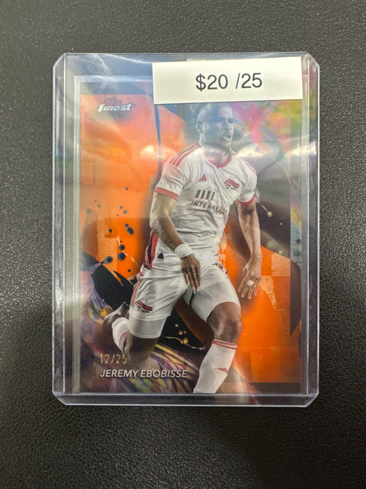 2024 Topps Finest MLS Jeremy Ebonisse Uncommon Orange /25