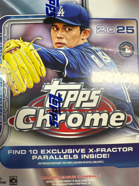 2025 Topps Chrome MLB mega box