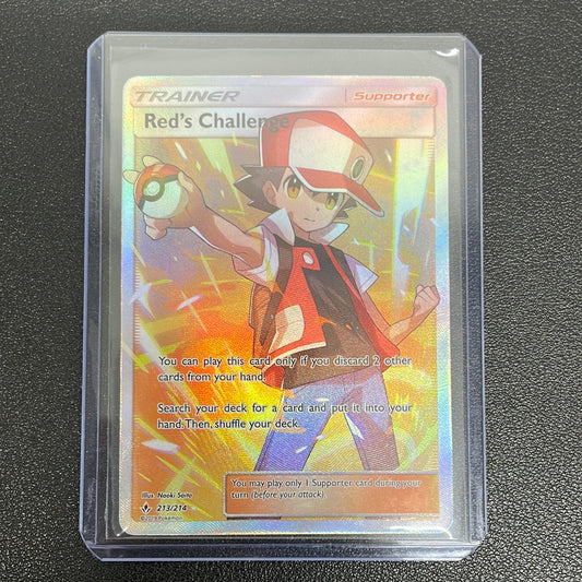 Pokémon Red’s Challenge Full Art Broken Bonds 213/214 LP