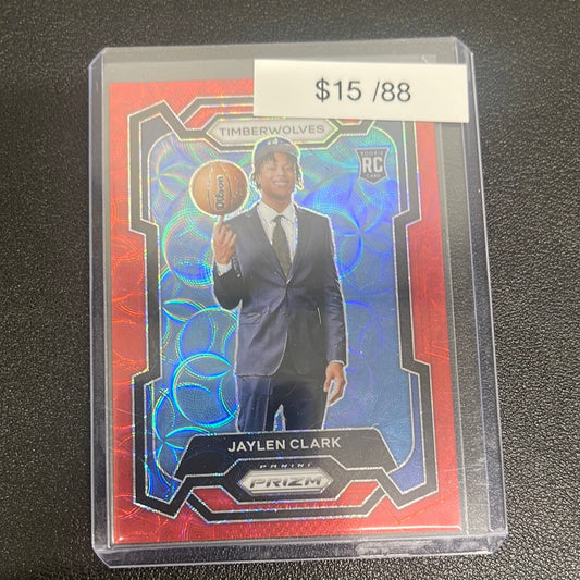 2023-24 NBA Prizm Jaylen Clark Red Scope Rookie /88