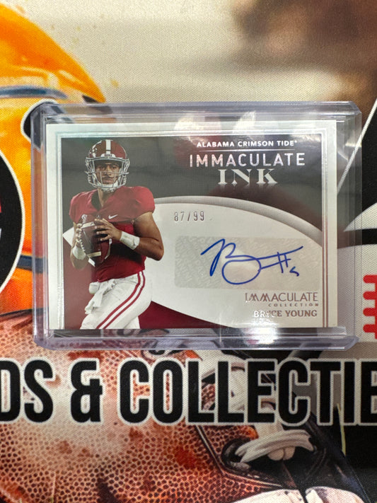 2022 Panini Immaculate Collection Collegiate Bryce Young Immaculate Ink /99