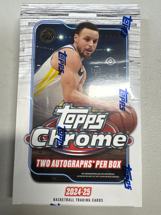 2024-25 Topps Chrome basketball hobby