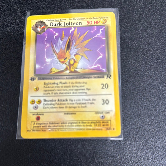 Pokemon Dark Jolteon 38/82 Team Rocket 1st edition