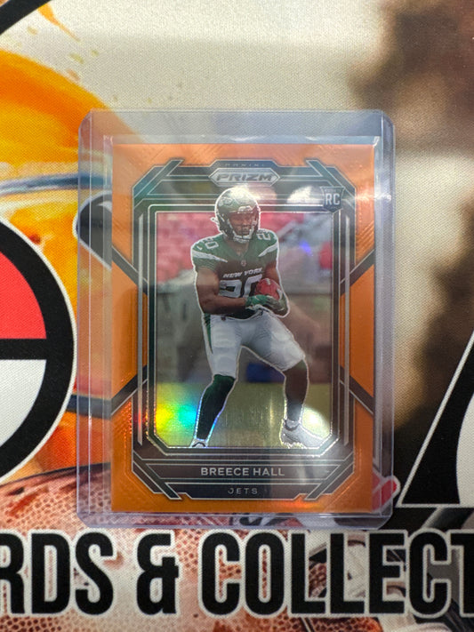 2022 Panini Prizm NFL Breece Hall Rookie Orange Prizm /249