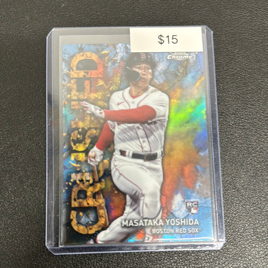 2023 MLB Topps Chrome Masataka Yoshida Crushed Rookie