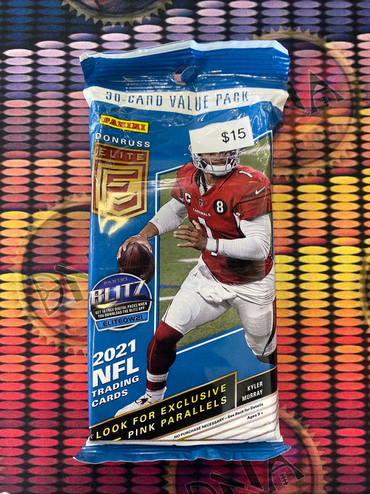 2021 NFL Donruss Elite Football Value Pack Cello