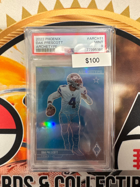 2022 Panini Phoenix NFL Dak Prescott Archetype PSA 9