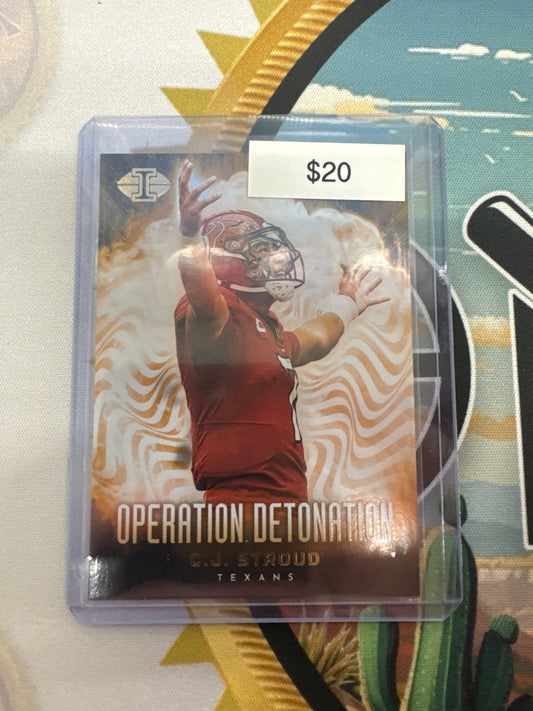 2023 Panini Illusions NFL C.J. Stroud Operation Detonation Rookie