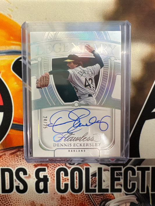 2024 Panini Flawless MLB Dennis Eckersley Legendary Autographs /25