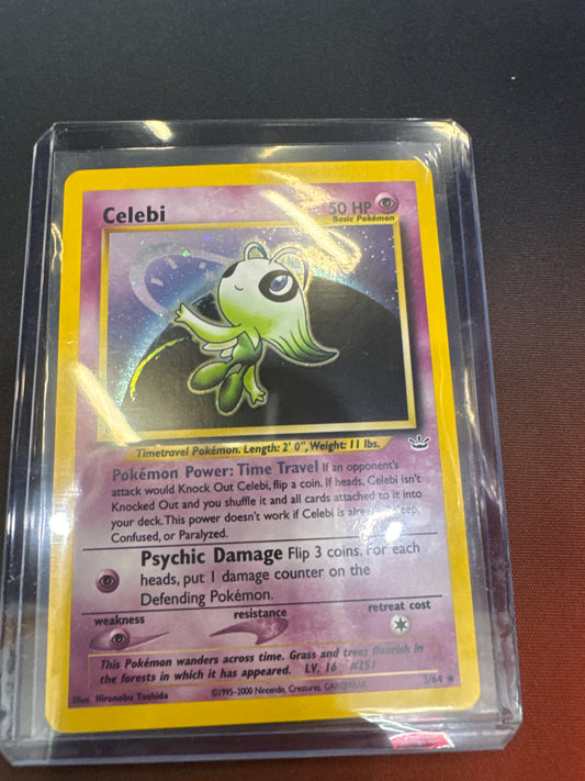 Pokémon Celebi Neo Revelation Holo 3/64 LP