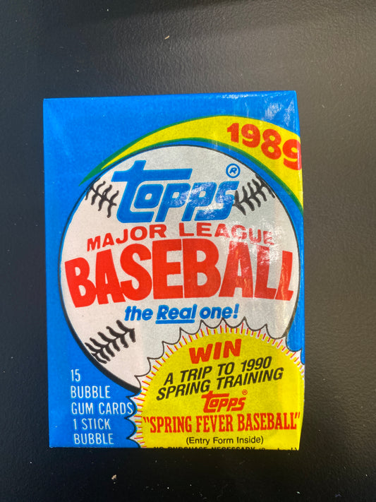 1989 Topps Baseball Real One! Packs