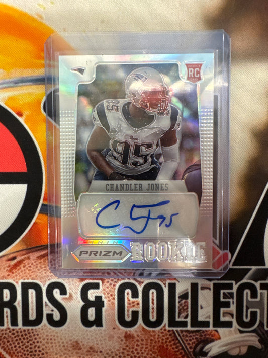 2012 Panini Prizm NFL Chandler Jones Rookie Prizm Autograph Silver /99