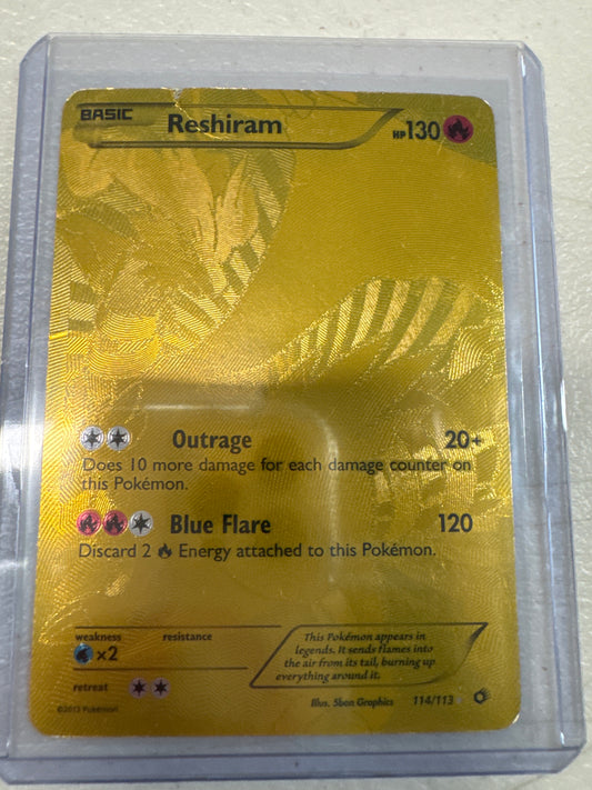 Pokémon Reshiram Legendary Treasures Secret 114/113 MP