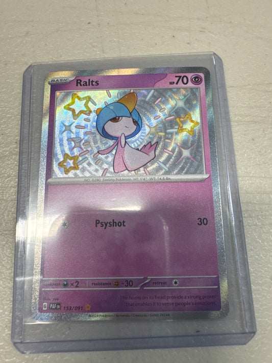 Pokemon Ralts 153/091 Paldean Fates