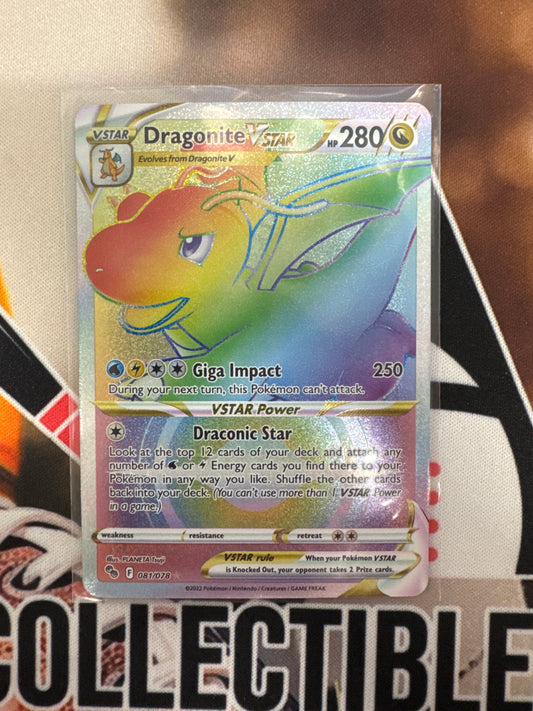 Pokemon Dragonite V Star 081/078