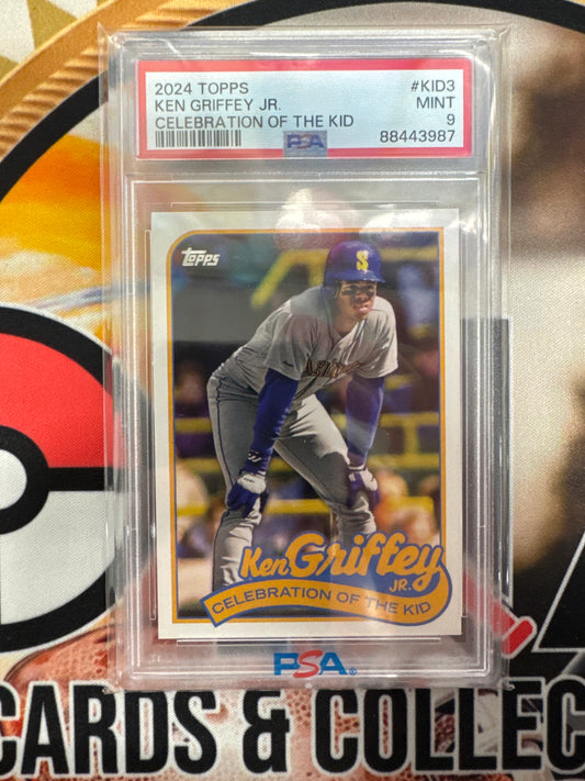 2024 Topps MLB Ken Griffey Jr. Celebration Of The Kid PSA 9