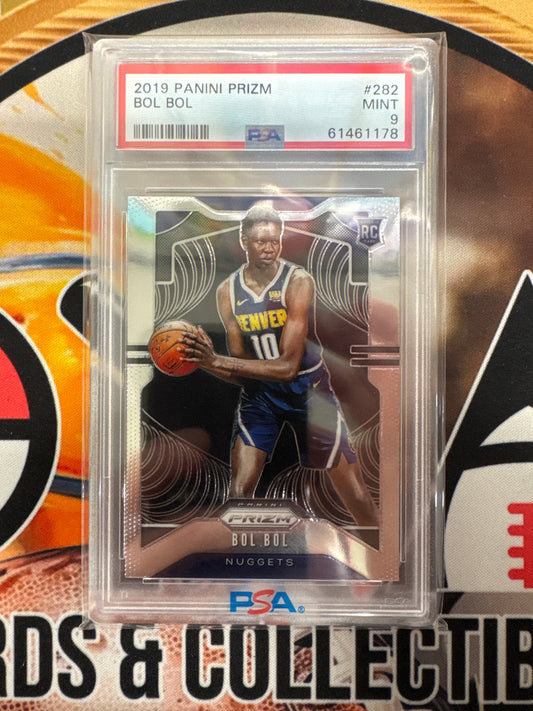 2019 Panini Prizm NBA Bol Bol Rookie PSA 9