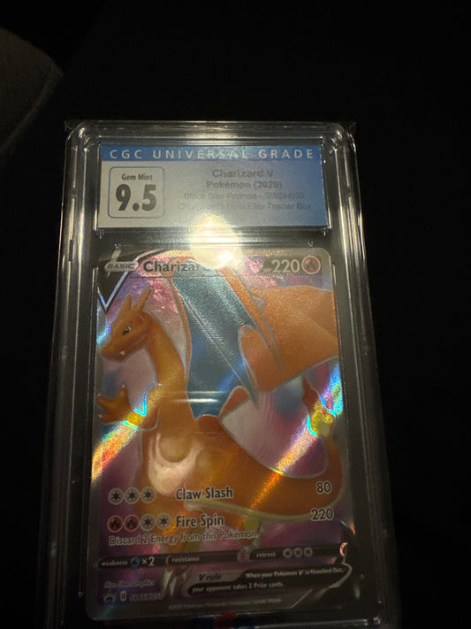 Pokemon Charizard V SWSH050 CGC 9.5